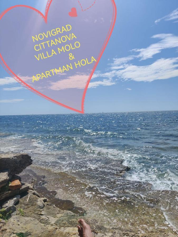 Apartman Hola Novigrad Istria Kültér fotó